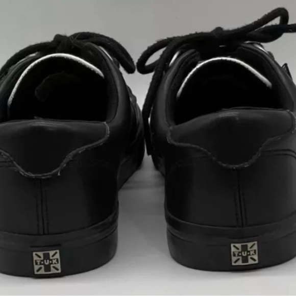 T.U.K Black & White‎ Creeper Sneakers Men/Women 5/7.5 Punk Goth Emo Checkered - Picture 5 of 10